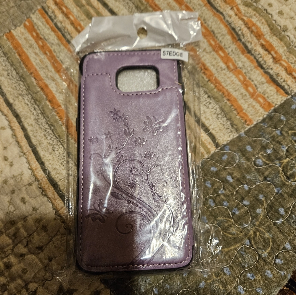 Samsung Galaxy s7 edge phone caseColor is PurplePlease go to my page and see - Picture 11 of 12